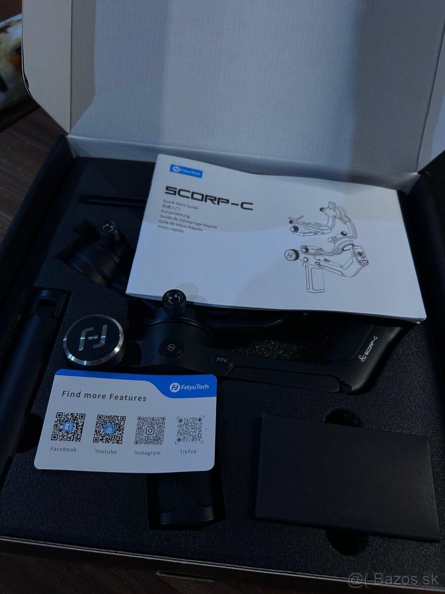 Gimbal FeiyuTech Scorp-C – ako nový - 8