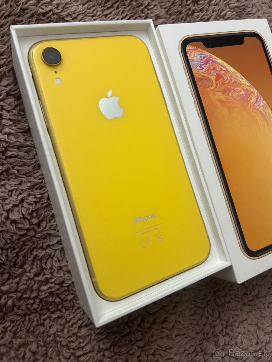iPhone XR 128GB yellow - 100% batéria - 8