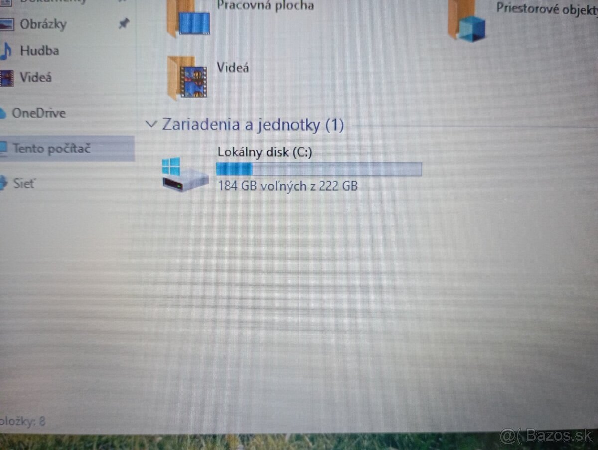 predám Lenovo thinkpad x260 ,Intel(R) Core™i3 , 8gb ram - 8