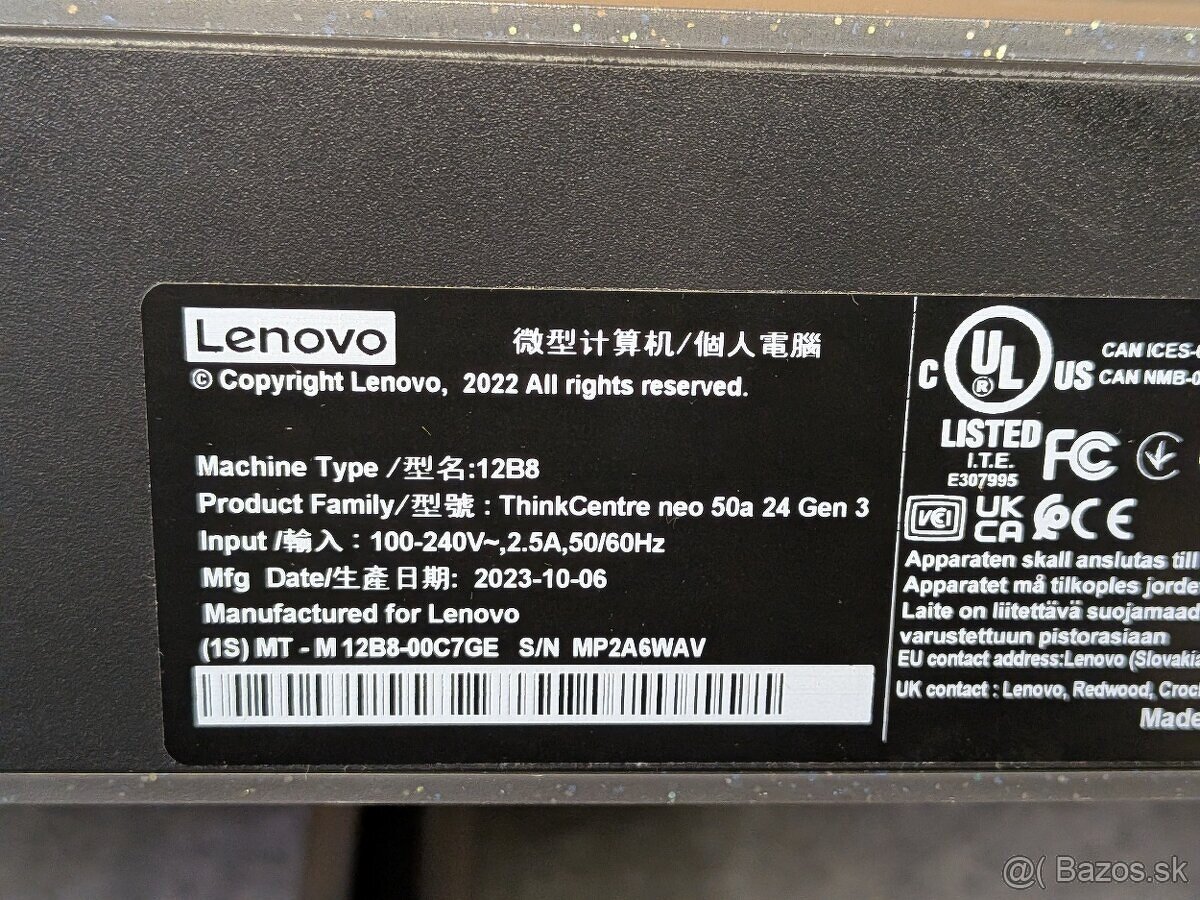 LENOVO ThinkCentre neo 50a-24 AiO Gen 3 - 8