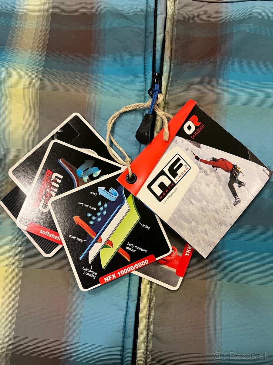 Northfinder panska softshelova vetrovka L - 8