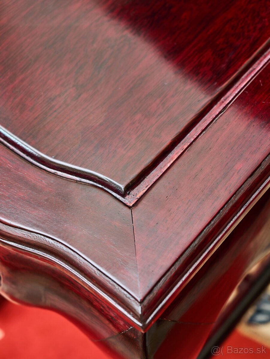 Čínske vyrezávané stolíky – pár - 8