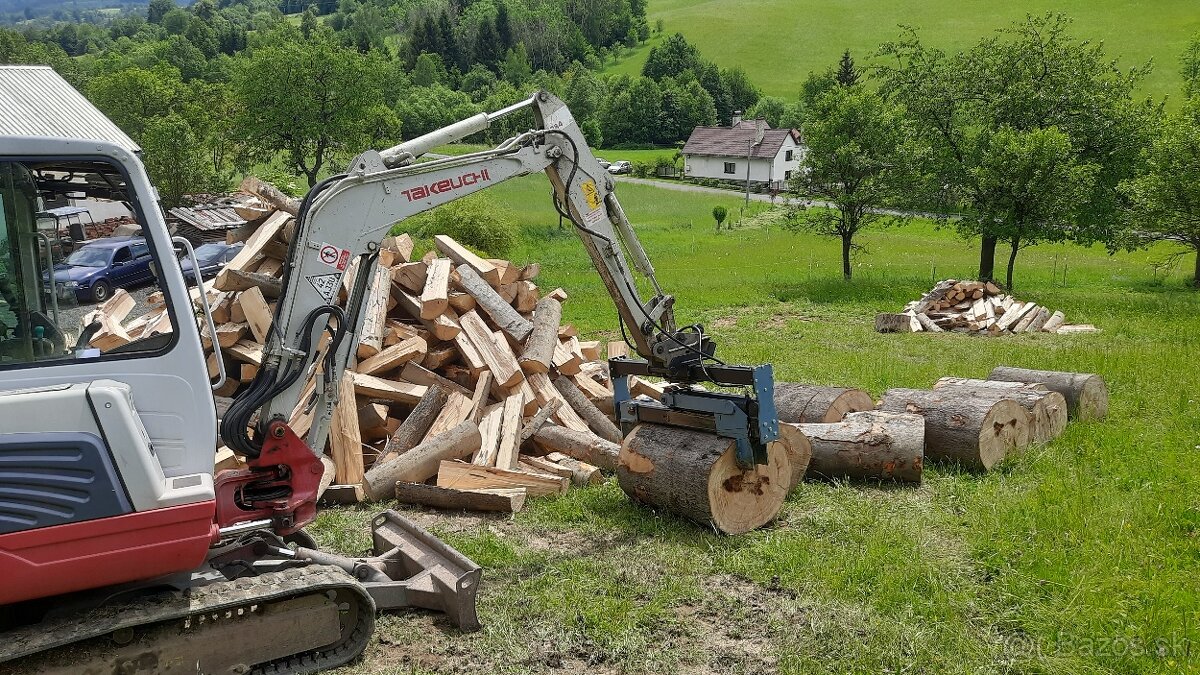 Hydraulická kalačka dřeva na bagr/ vyvážečku - 8