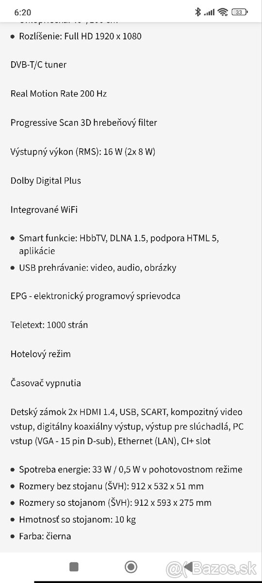 Televízor Panasonic - 8