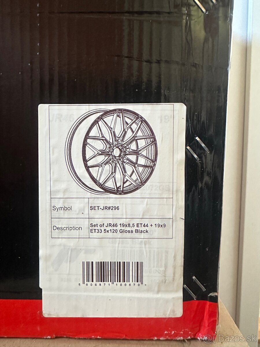 Predám disky Japan Racing JR46 R19 5x120 - 8