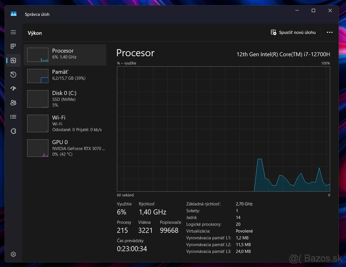 Acer Nitro 5 i7 12th/ RTX 3070 8GB/ 16GB DDR4/ 1TB SSD - 8