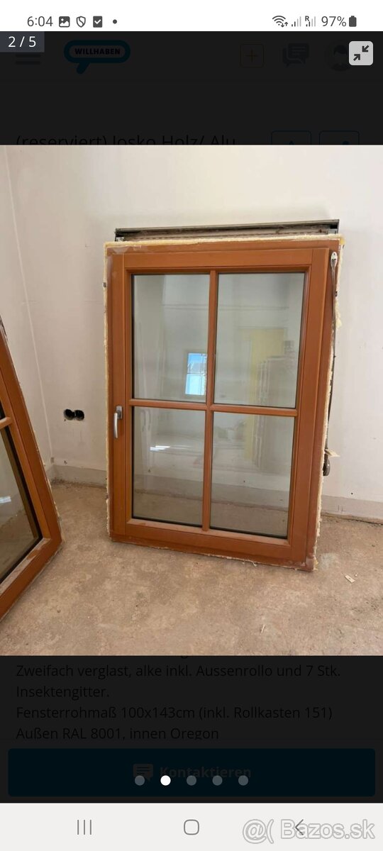 Okná drevohliník Josko s roletami - 8