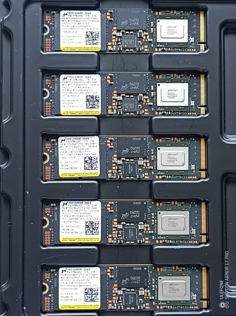 Micron 3400 512GB a Micron 3500 1TB a 2TB NVMe (7 000 MB/s) - 8