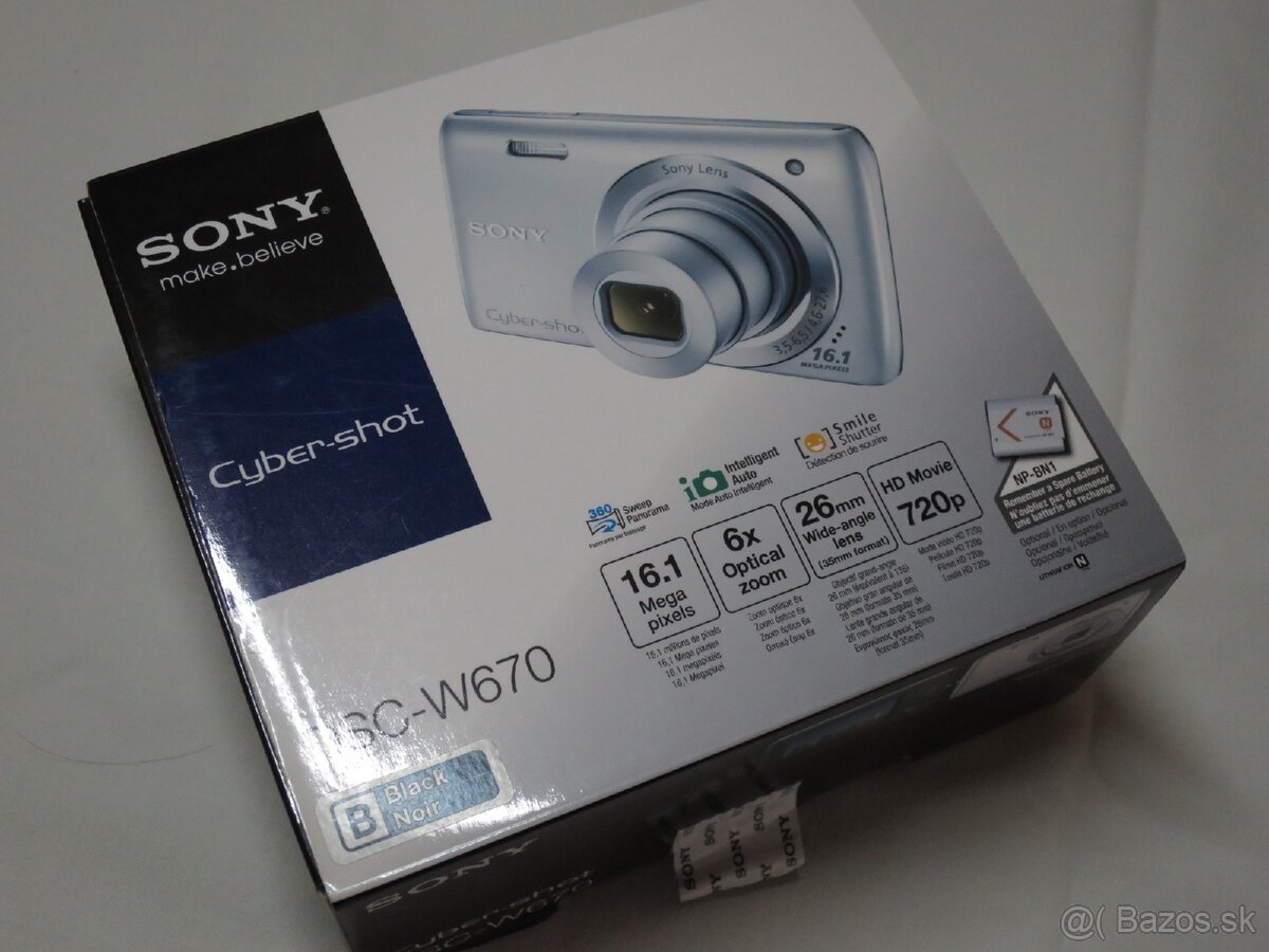 Digitálny fotoaparát Sony cyber shot dsc w670 - 8