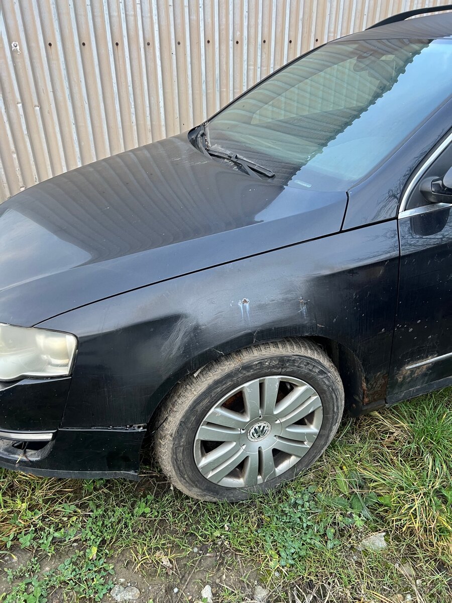 Passat b6 Predok cierna naraznik kapota blatniky ROZPREDAM - 8