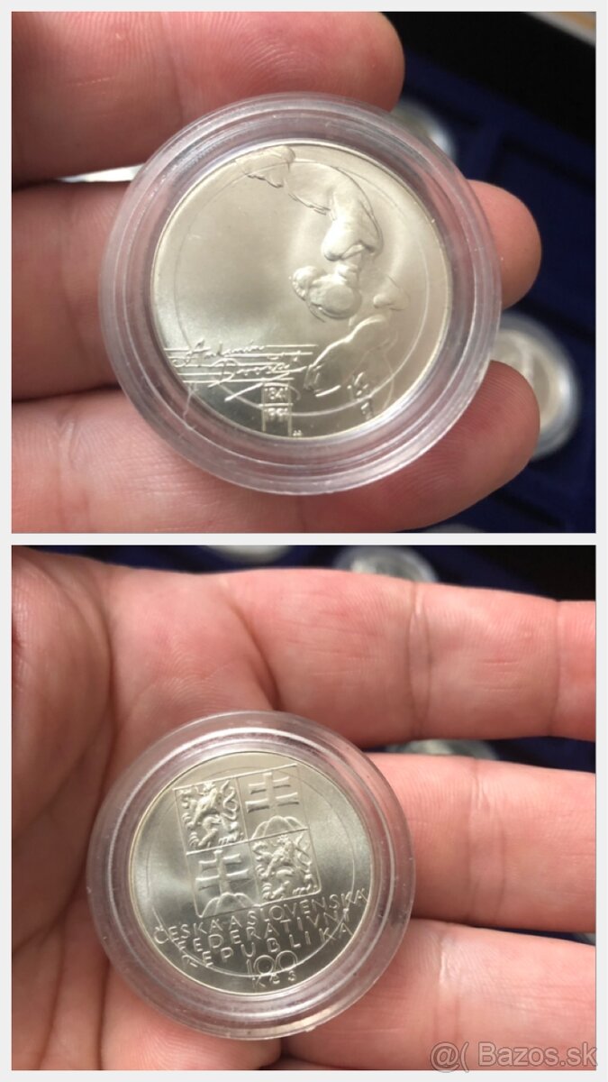 Strieborne mince (PROOF 1991-1993) - 8