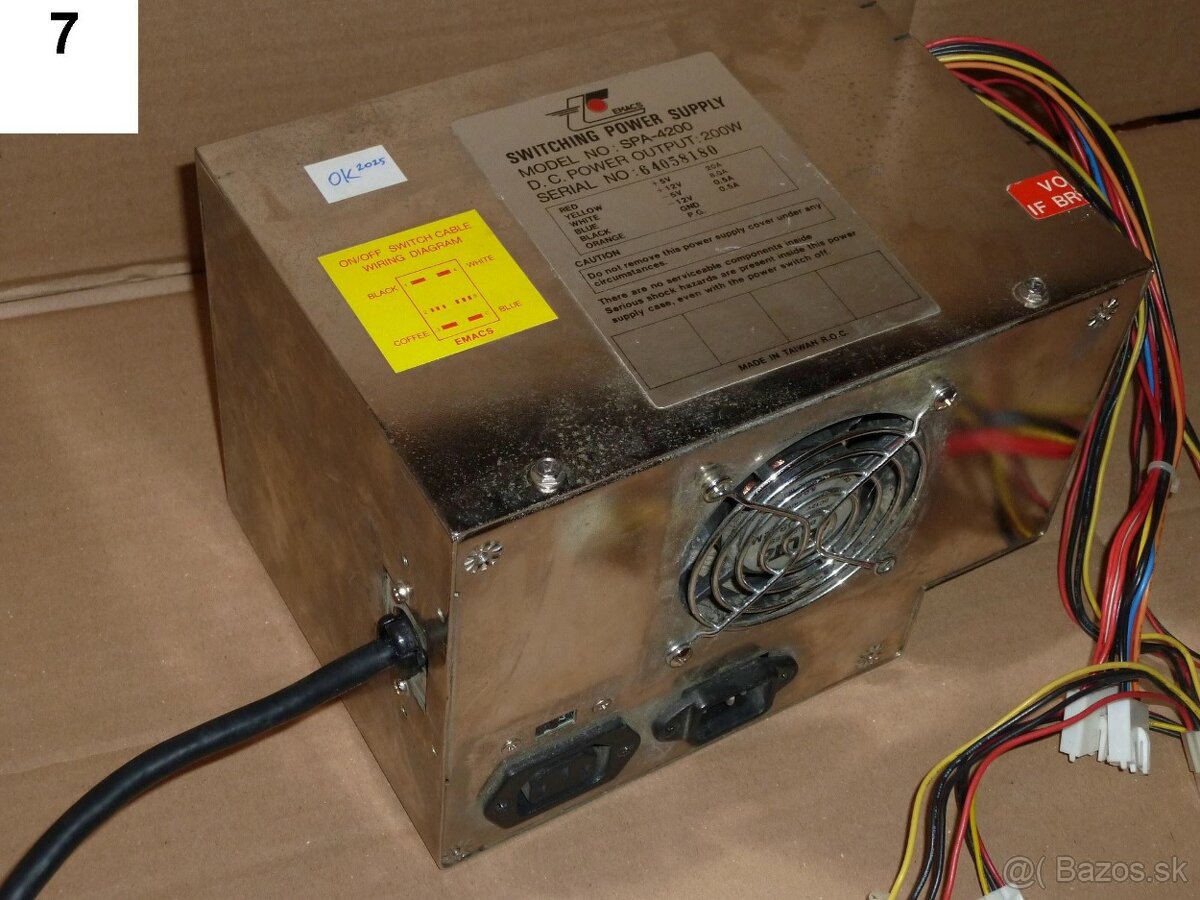Predám atypické zdroje do PC, ATX aj AT, 7€ za kus - 8