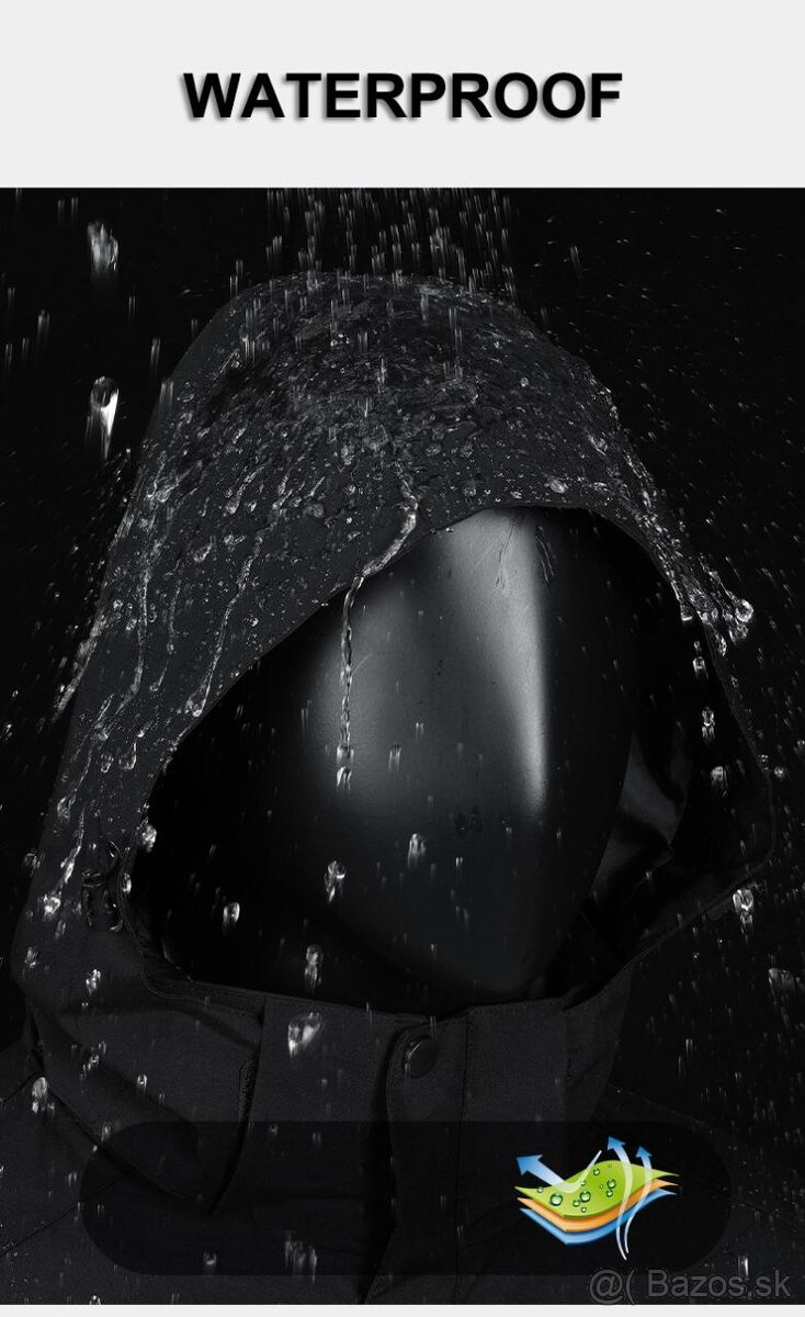 Pánska 3 v 1 teplá bunda - 8