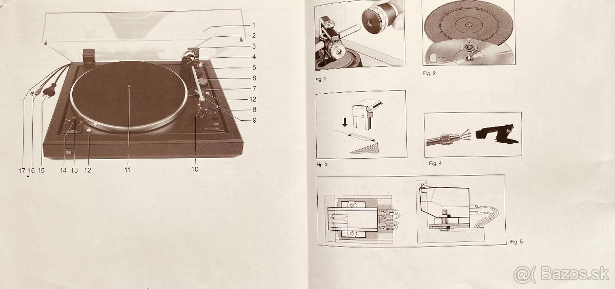 Predám gramofón DUAL CS 505-4 Exklusiv Limited 2016 - 8
