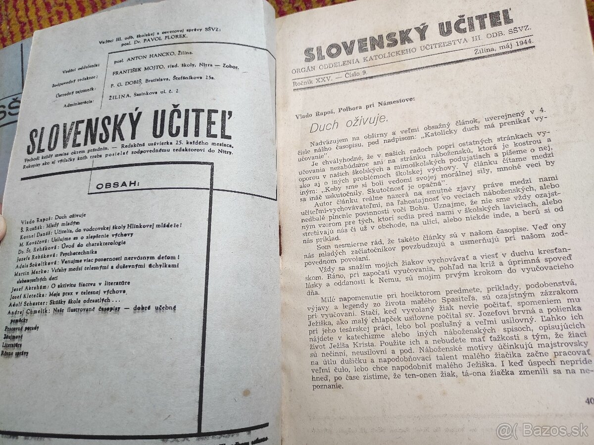 Slovenský štát tlačoviny - 8