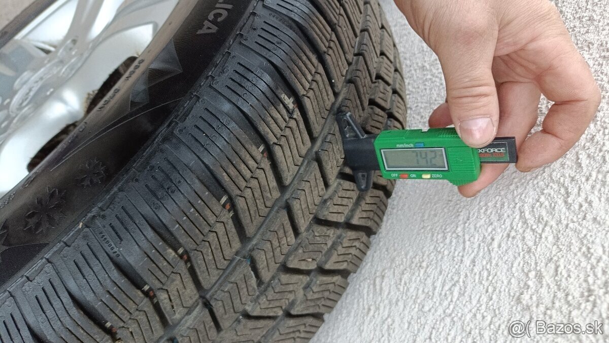 5x112 R16 HLINÍKOVÉ DISKY 215/65 R16 ZIMNÉ PNEUMATIKY - 8