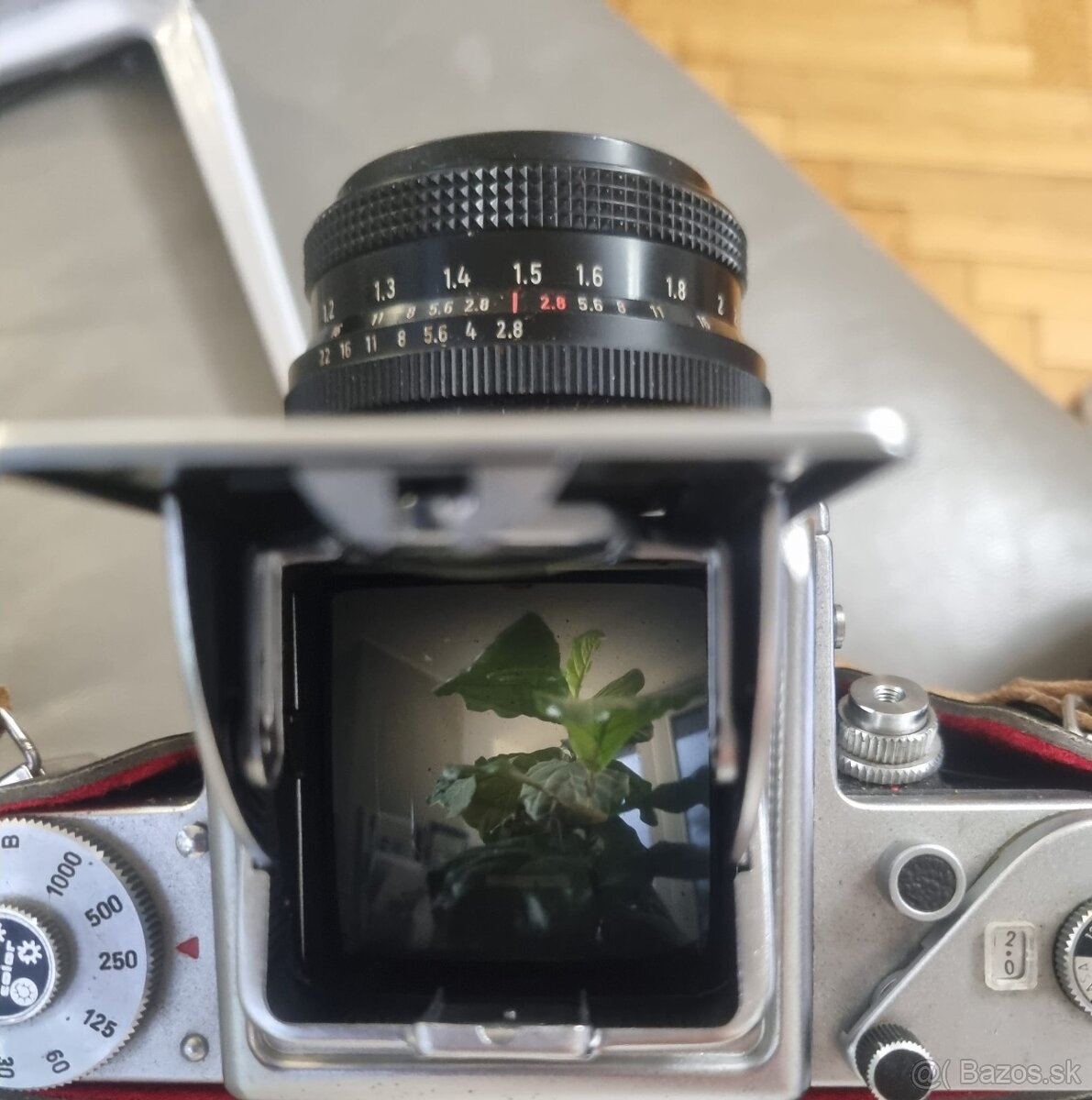 NEOTESTOVANÝ analógový fotoaparát Pentacon six TL - 8