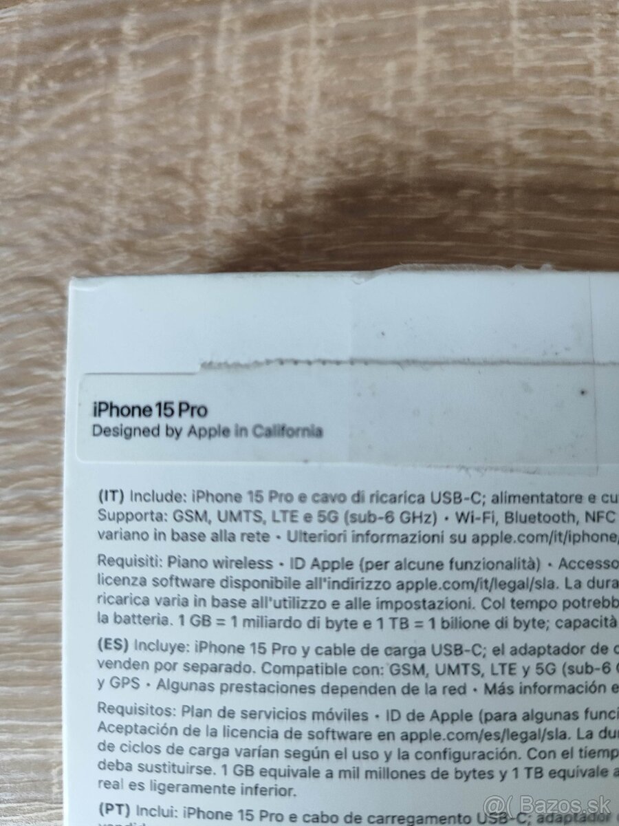 Iphone 15 Pro 256 GB black titanium - 8