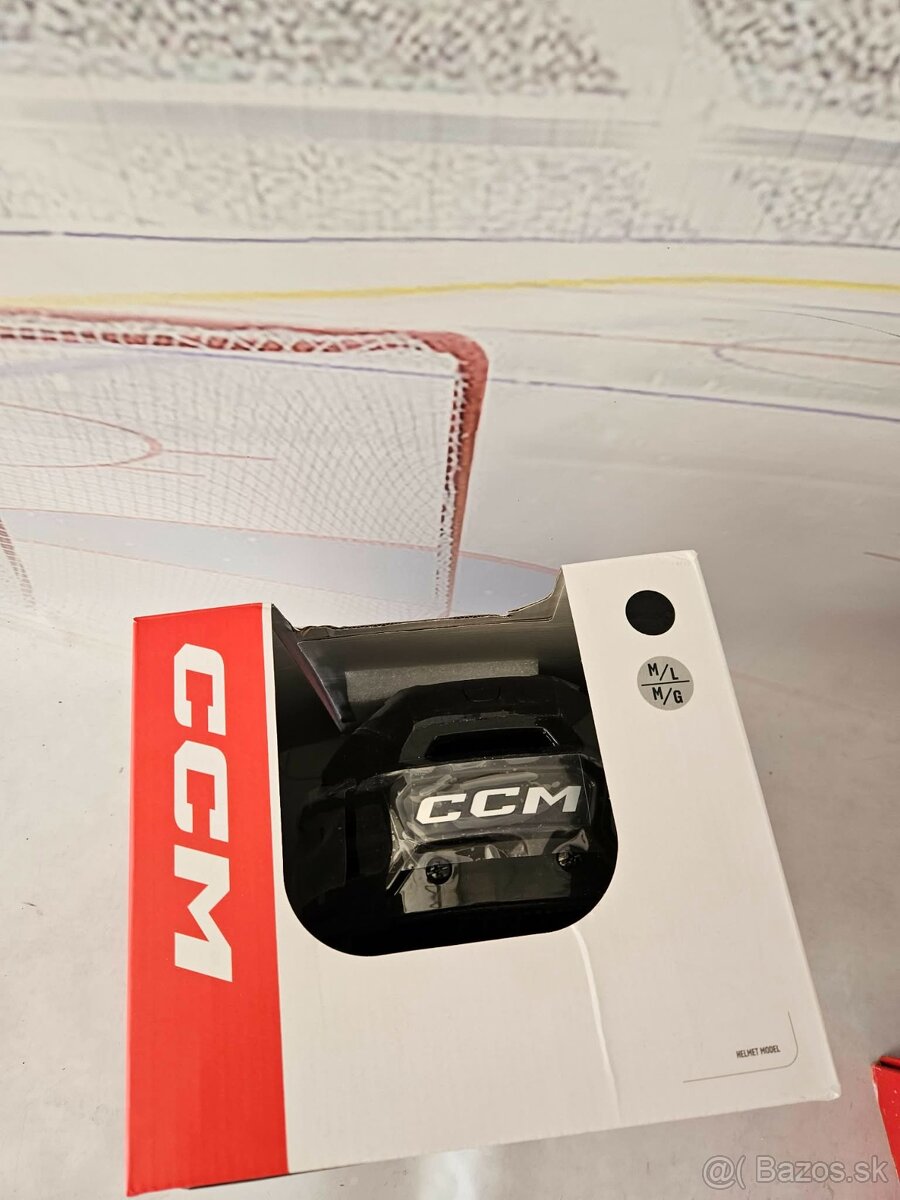 Dámska profi prilba CCM TACKS FTW - čierna M/L nová - 8