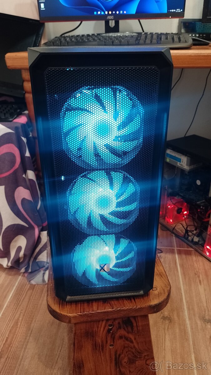 Herný PC-RTX 4060 8GB OC-TOP stav+Ryzen7+NVMe+WIN11 PRO - 8