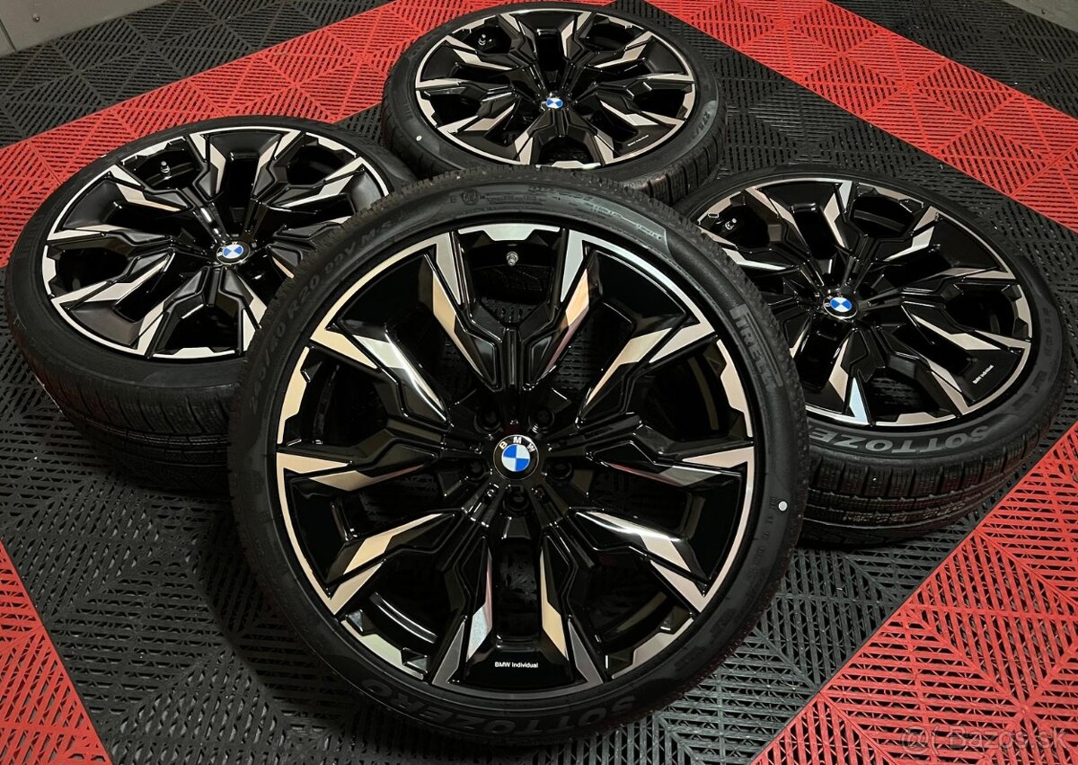 Alu BMW 5 G60 G61 M-packet R20-zimné nové runflat - 8