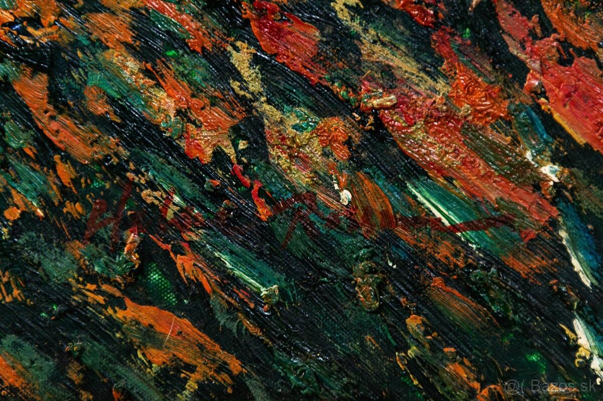 Netherlands / Holandsko – veľký olej na plátne, 118 × 88 cm - 8