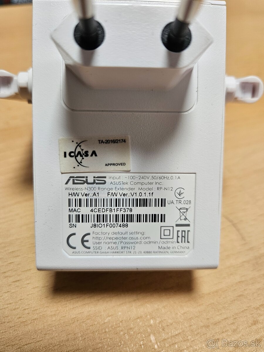 AiMesh systém Router RT-AC66U + Extender RP-N12 - 8