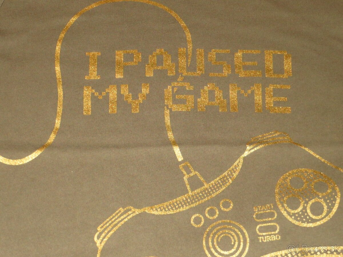 Chlapčenské hnedé kapsáče - veľ. 128/134_Terranova + tričko - 8