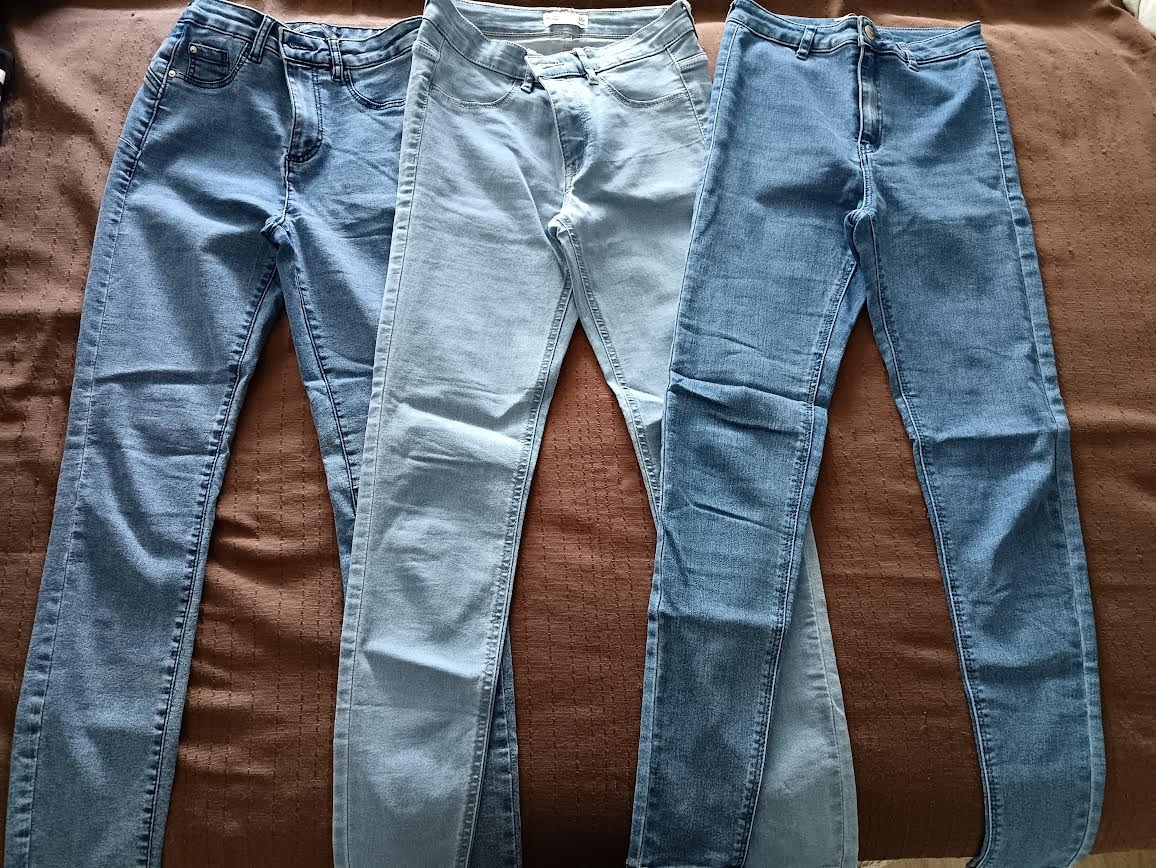 Dievčenské rifle 5ks cena za všetko - 8