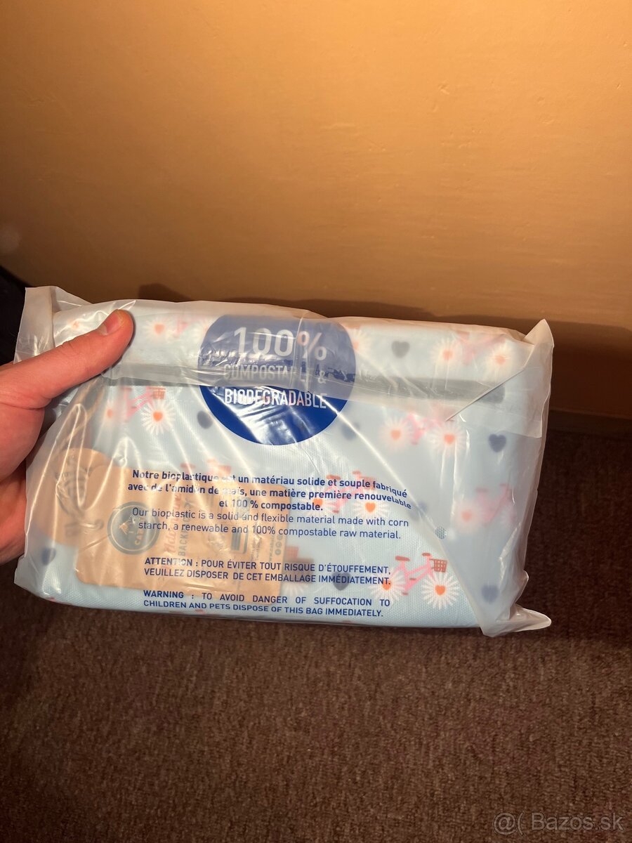 Cabaïa Batoh - Modrý, kapsičky so sedmokráskami - 8