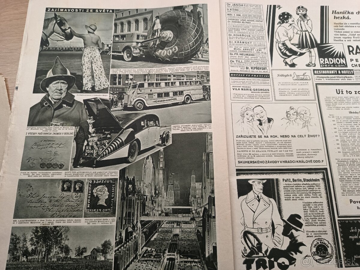 Pestrý týden 18.október 1930 auto PRAGA - 8