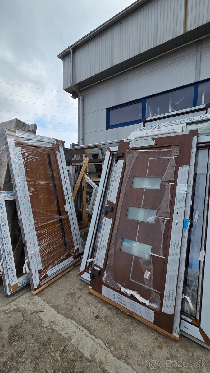 Plastové okná - biele, zlatý dub - 8