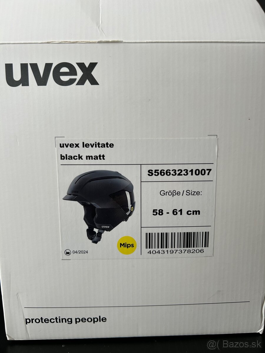 Prilba Uvex Levitate Mips Black M/L (58-61cm) - 8