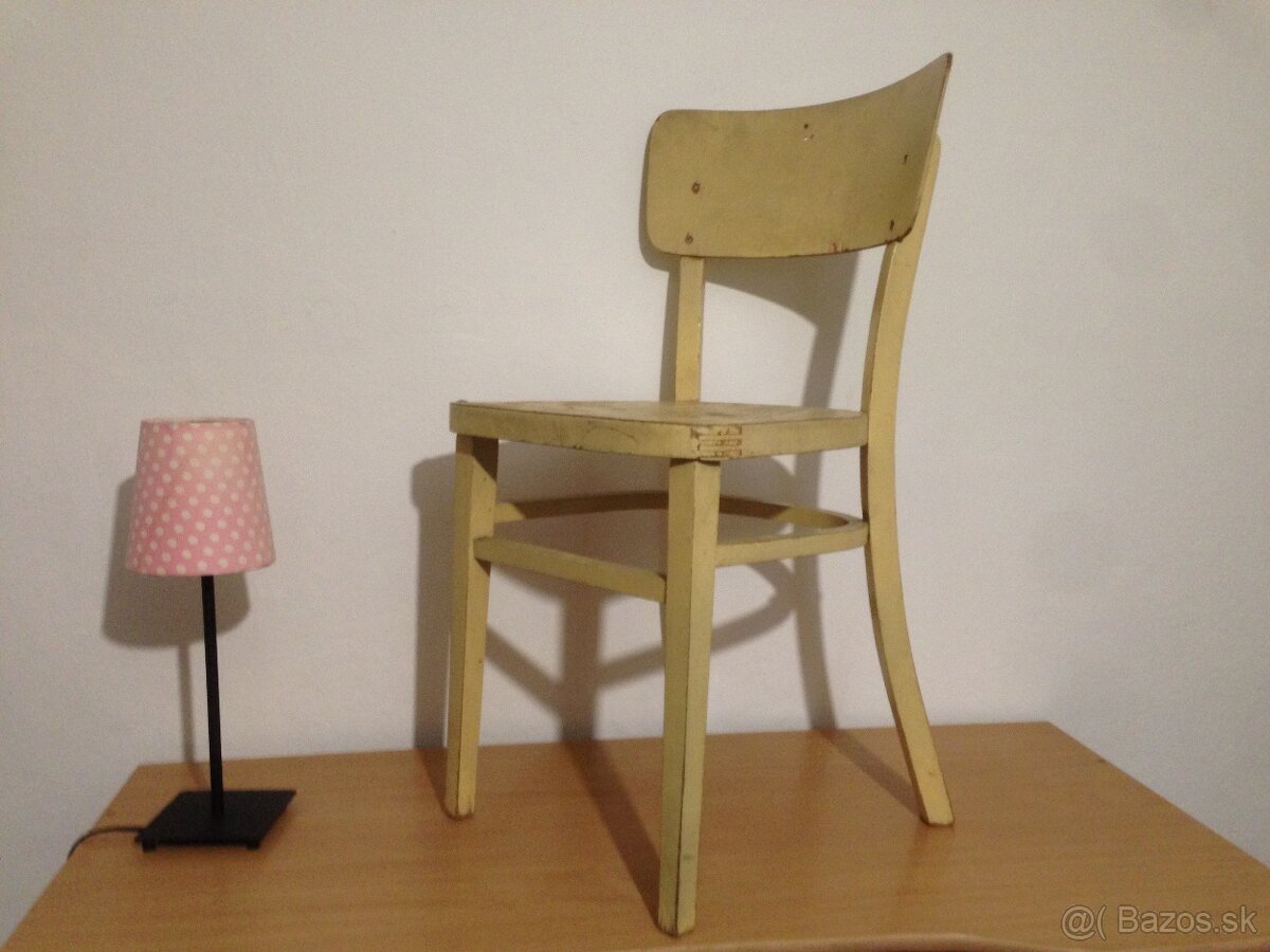 Retro drevená stolička TATRA - 8