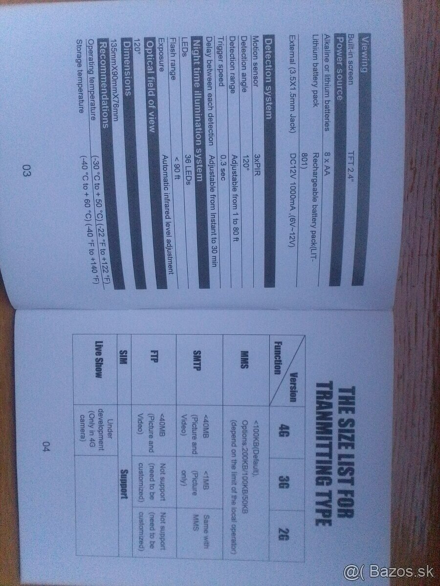 Fotopasca SUNTEK HC801M + náhradná batéria - 8