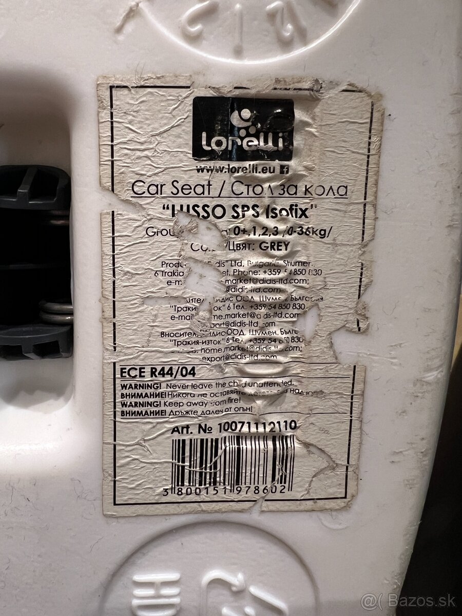 Autosedačka Lorelli LUSSO SPS ISOFIX 0 – 36 kg - 8