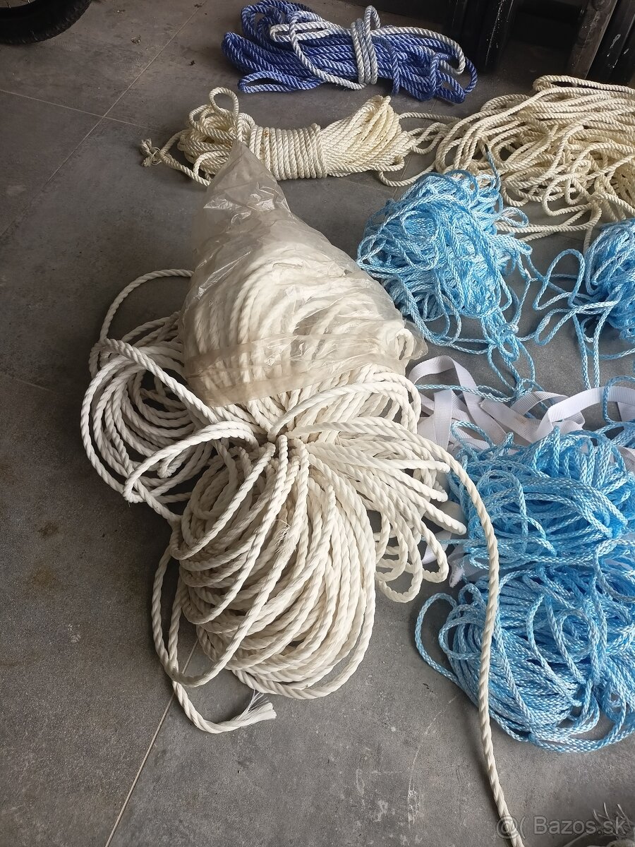 Predám laná , pevné aj tenšie , lacno - 8