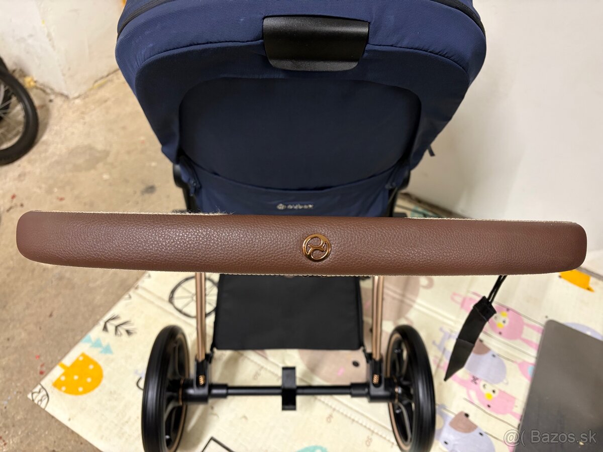 Kočík Cybex Priam Rosegold Nautical Blue - Trojkombinácia - 8