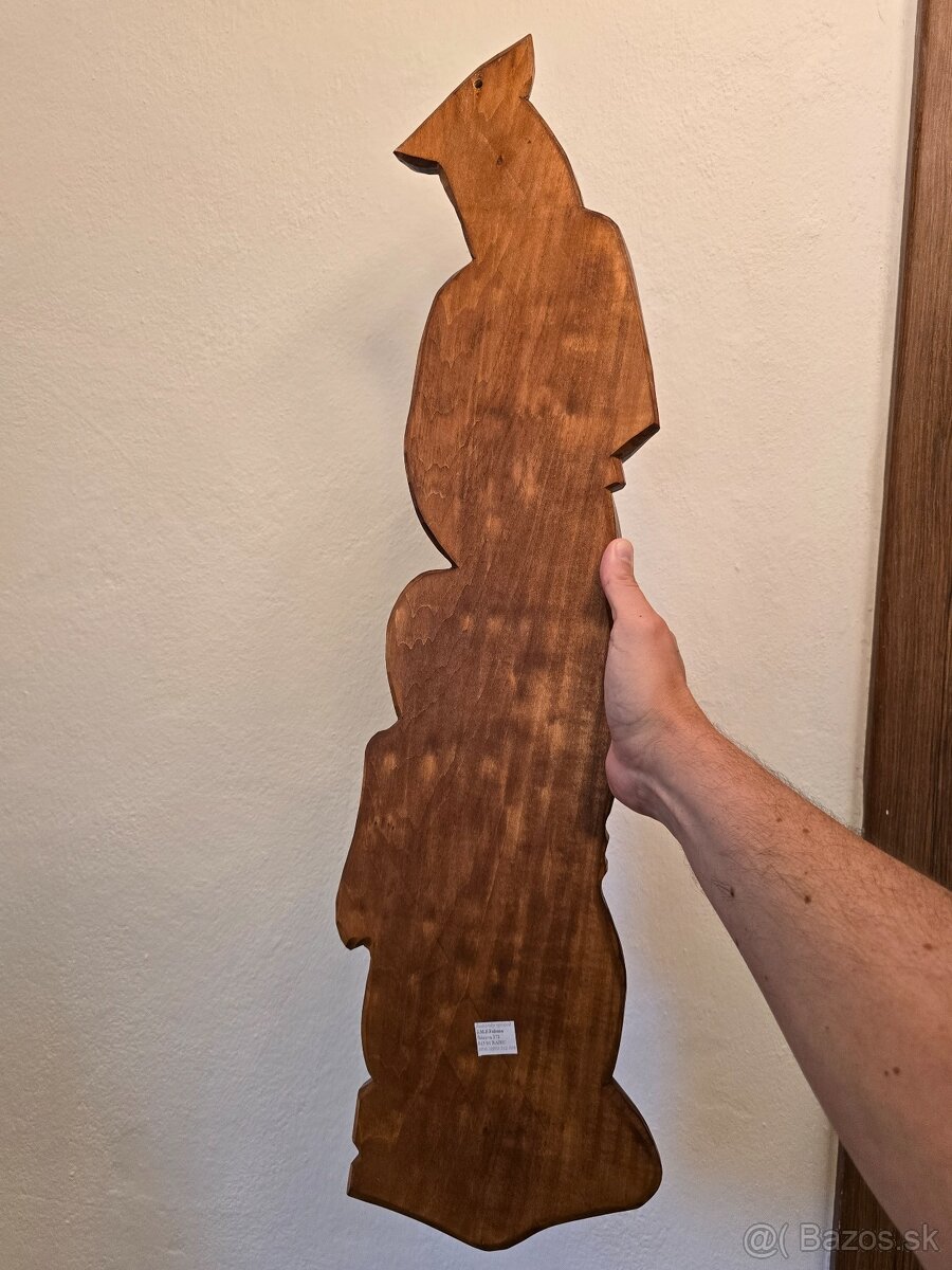 Drevená socha pastier a dievča - 8