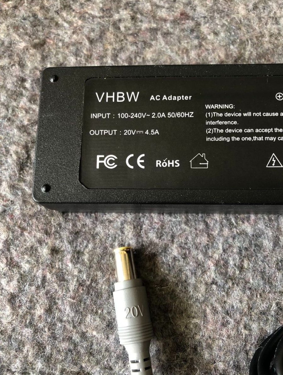 Nabíjačka na notebook LENOVO 20V 3,25A 4,5A rôzne konektor. - 8