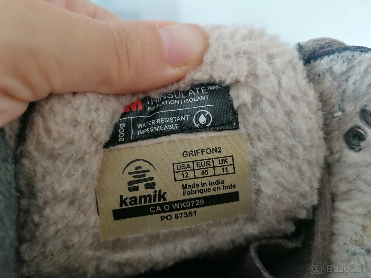 KAMIK GRIFFON2 PC:142EUR Koža Topánky Outdoor - 8