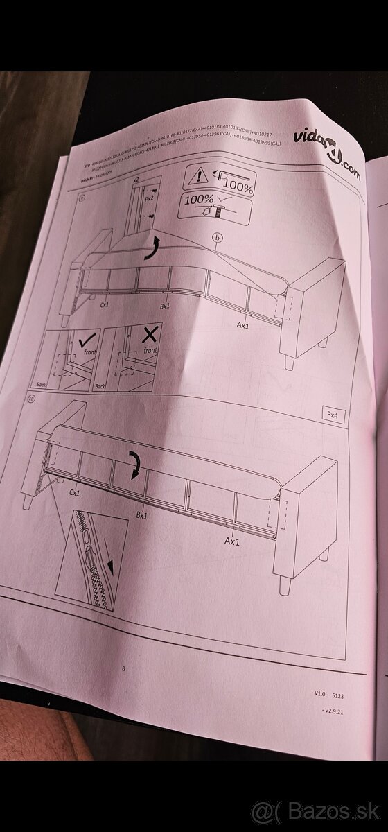4 dielna sedacia súprava s podnožkou - 8