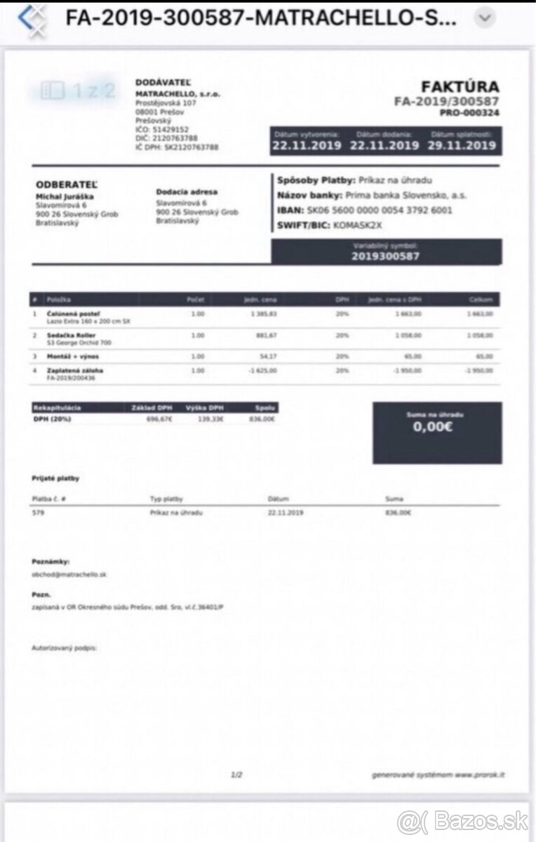 Matrachello boxspring posteľ 160x200cm + DOVOZ ZDARMA - 8