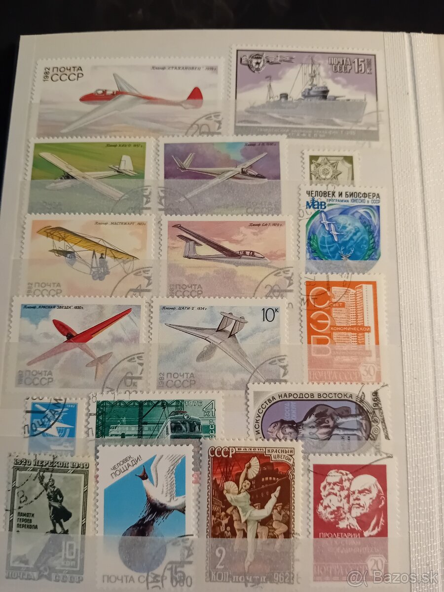 Známky CCCP v albume - 8