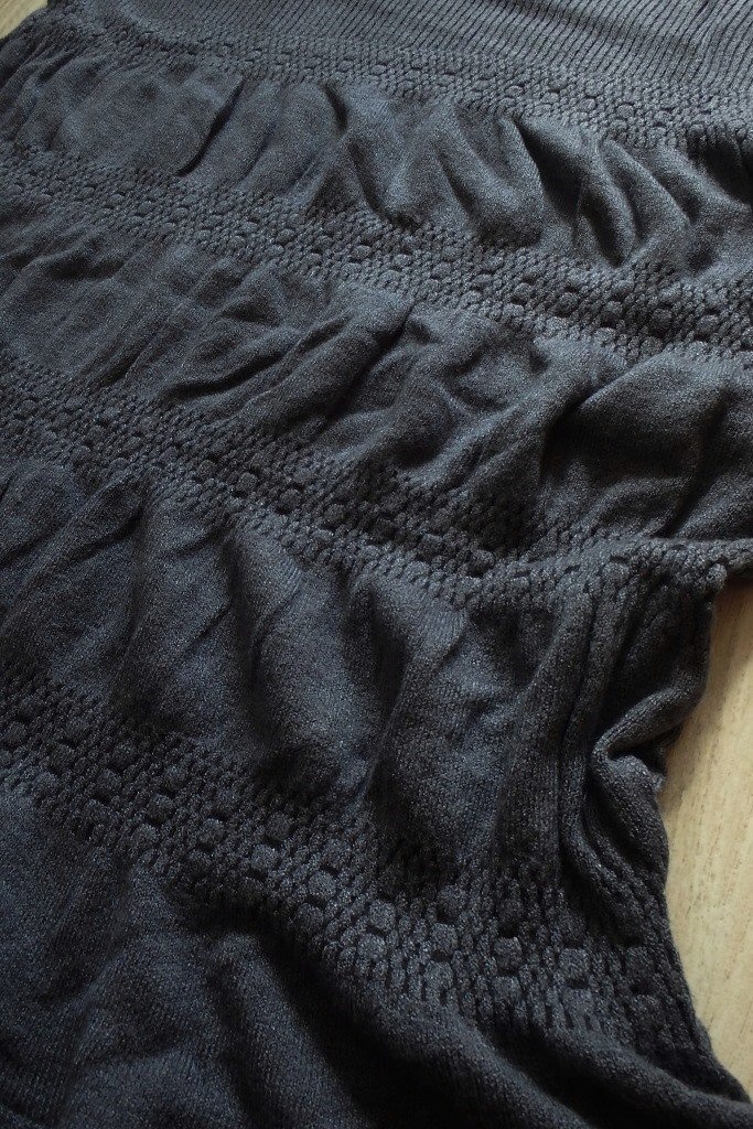 Pletené rolákové minišaty/tunika, v. S/M - 8