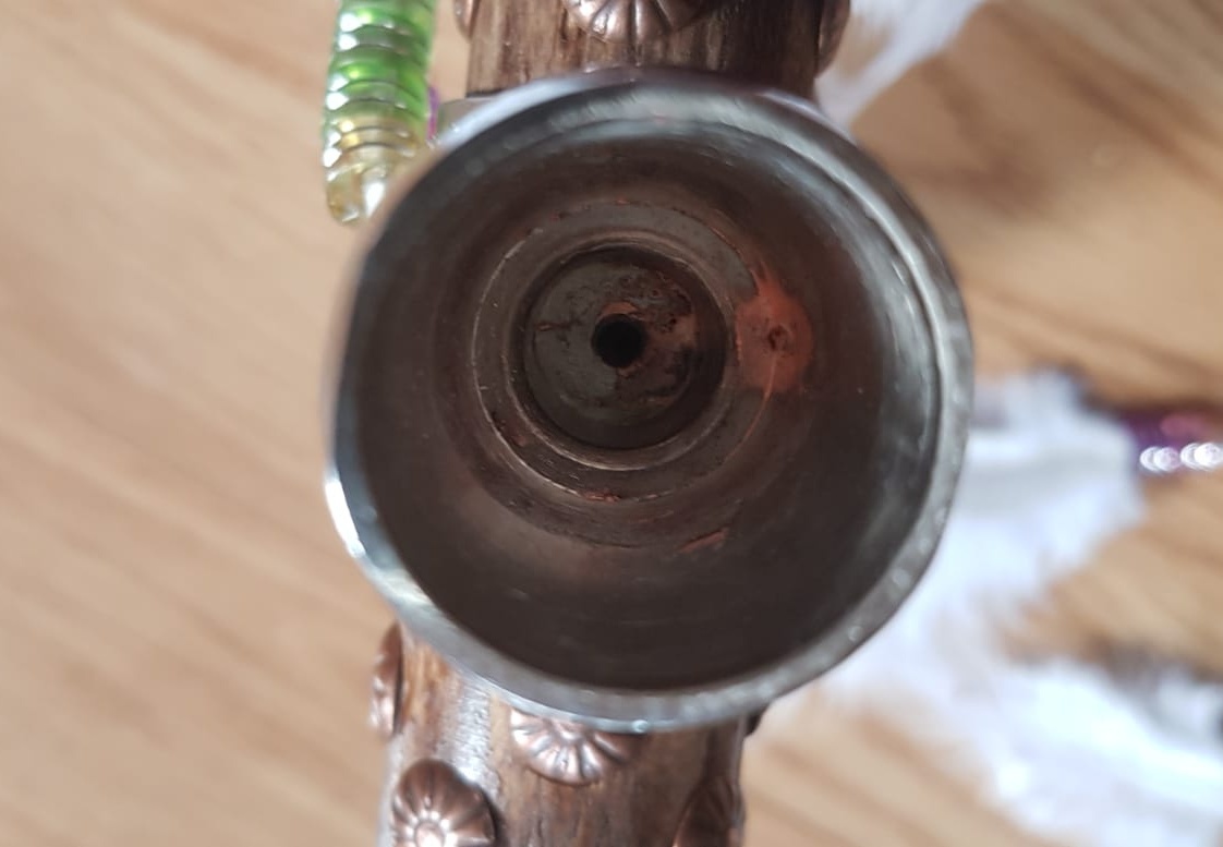 Kalumet, tomahawk, dýmka míru, indian, retro + DÁREK - 8