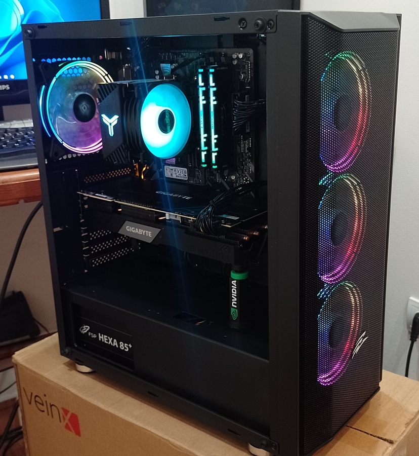 Herný PC –RTX 2070 Super+Ryzen 5+DDR4-RGB+NVMe+WIN 11 Pro - 8