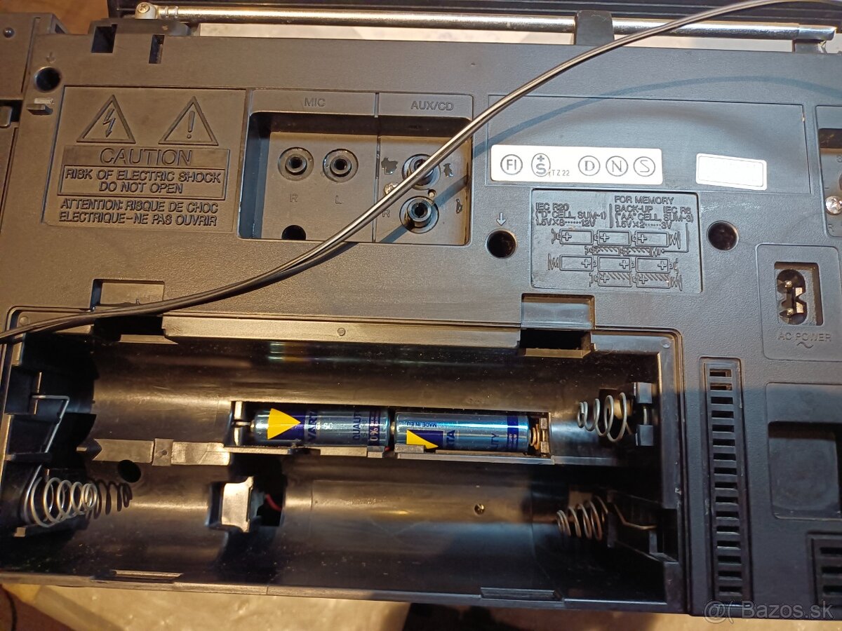 Toshiba RT 7066 radiomagnetofon retro 2 kazeťák - 8