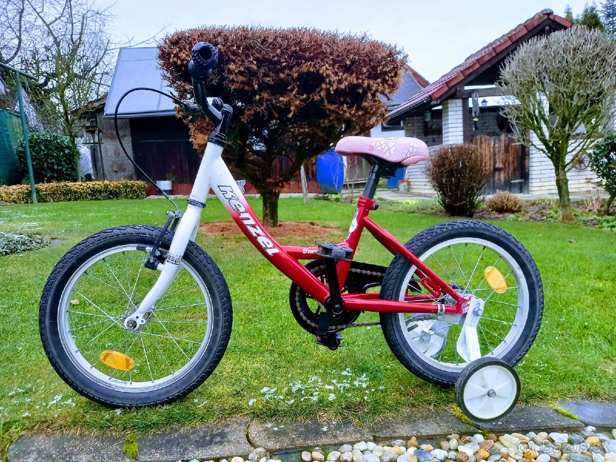 Detský bicykel s pomocnými kolieskami-Kenzel - 8