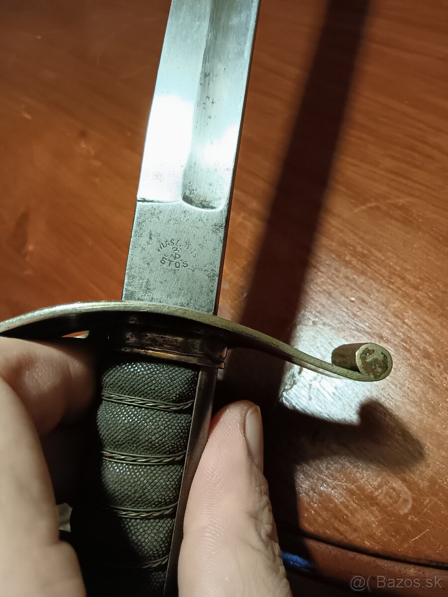 Šabla vz.24,bodak,tesak,dôstojník - 8